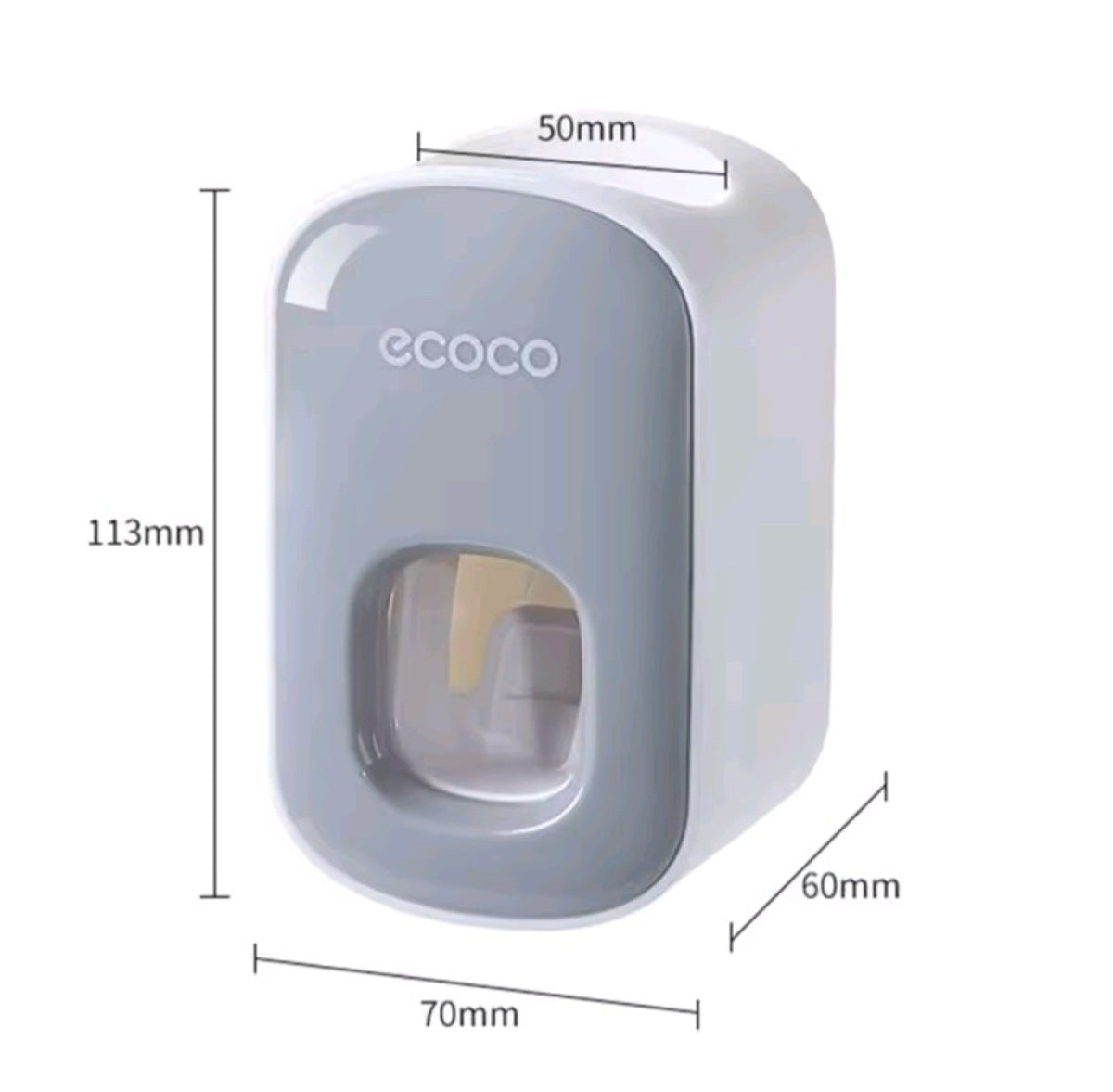 Automatic Toothpaste Dispenser Squeezers Toothpaste Tooth Dustproof Toothbrush Holder Wall Mount Stand Bathroom